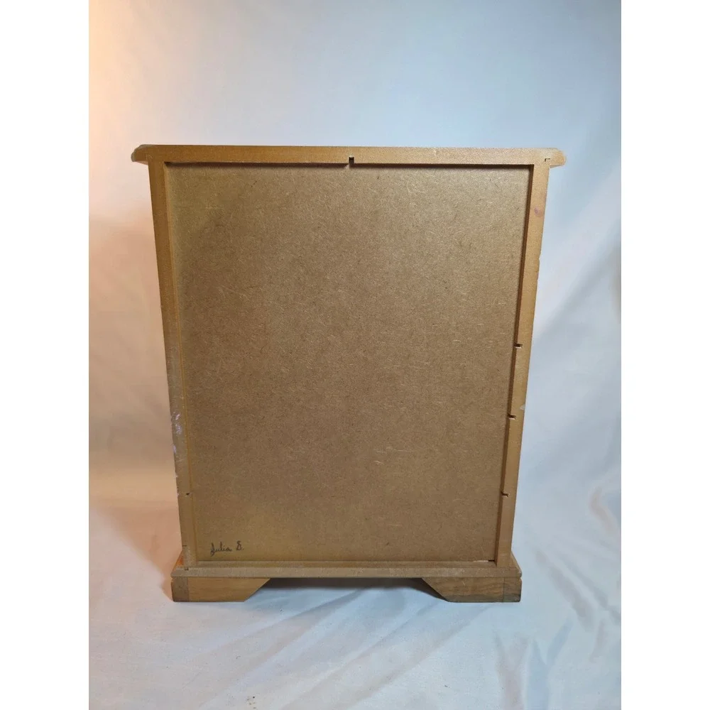 Handpainted Wooden Jewelry Box
